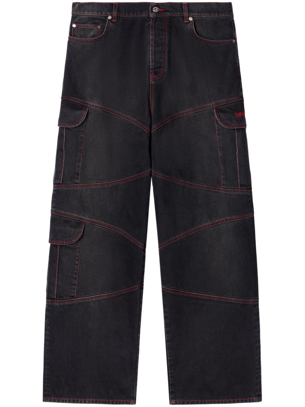 Script Samurai straight jeans - Black