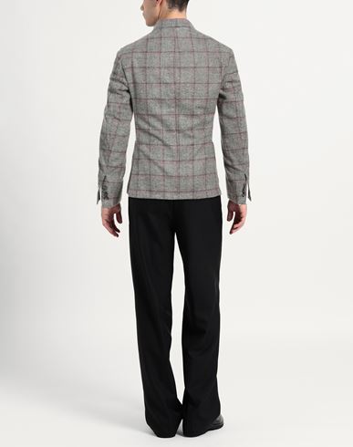 Man Blazer Grey Size 40 Alpaca wool, Wool, Polyamide