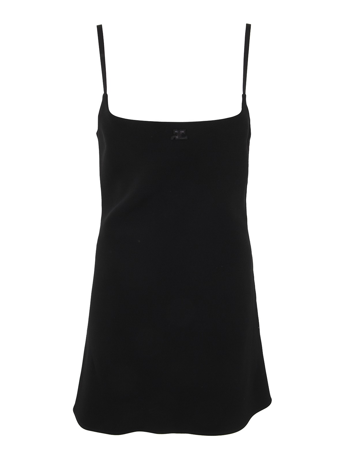 A-line crepe dress