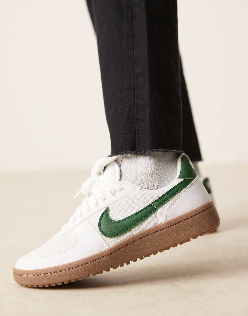 Field General sneakers in white and green