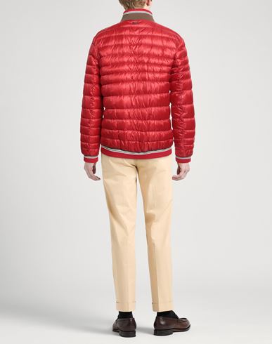 Man Puffer Red Size 42 Polyamide