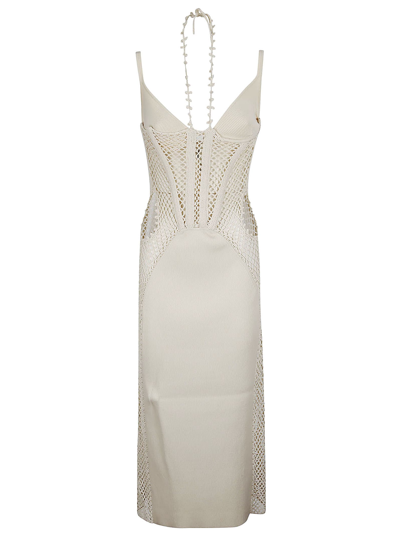#n# Coral Crochet Dress