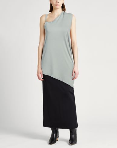 Woman Top Light green Size M Viscose, Elastane