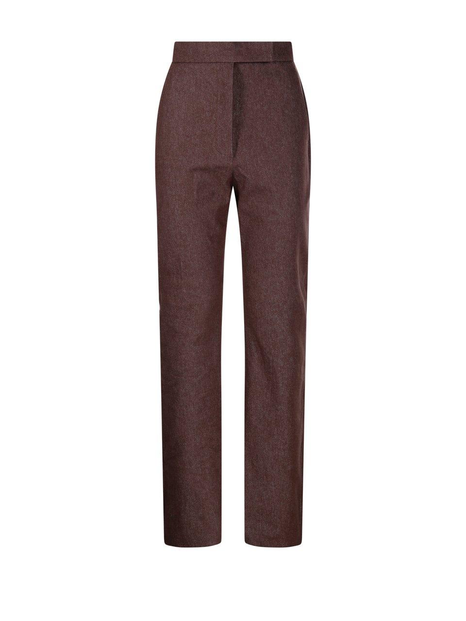Button Detailed Straight-leg Trousers