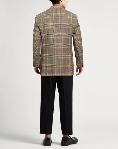 Man Blazer Cream Size 36 Virgin Wool