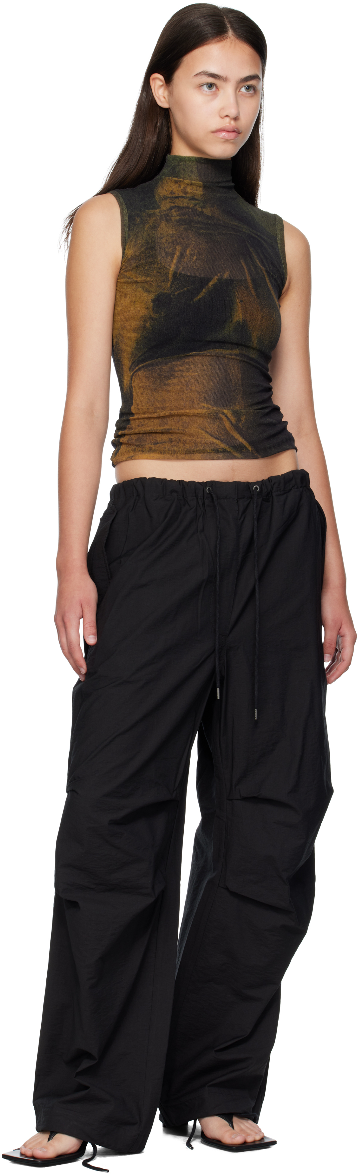 Black Relaxed Fit Trousers