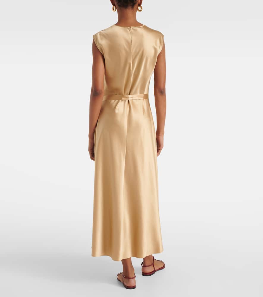 Garnier silk satin midi dress