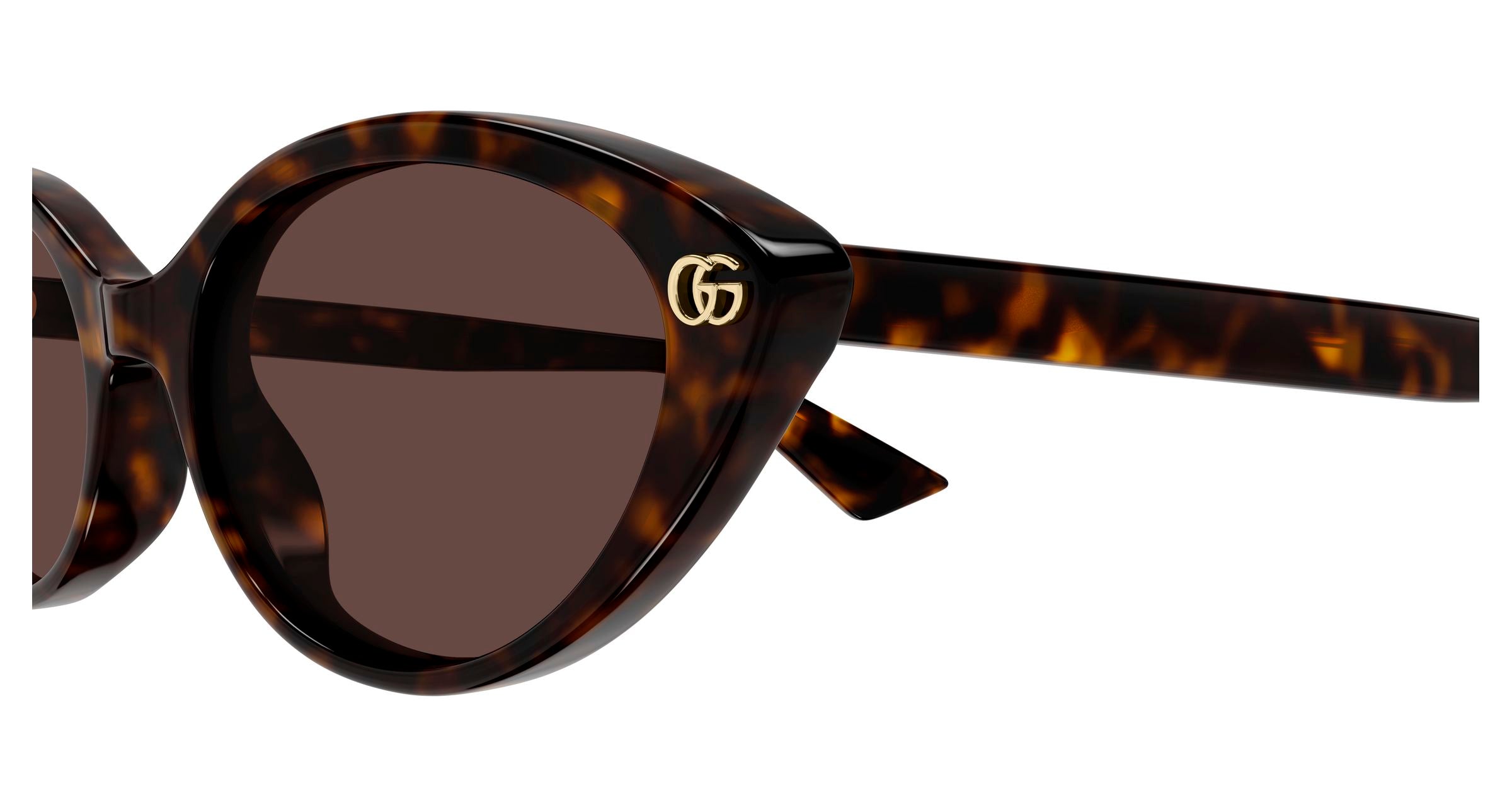 Gucci Woman Gucci GG2110S 002 Sunglasses Acetate Havana Brown Cat Eye