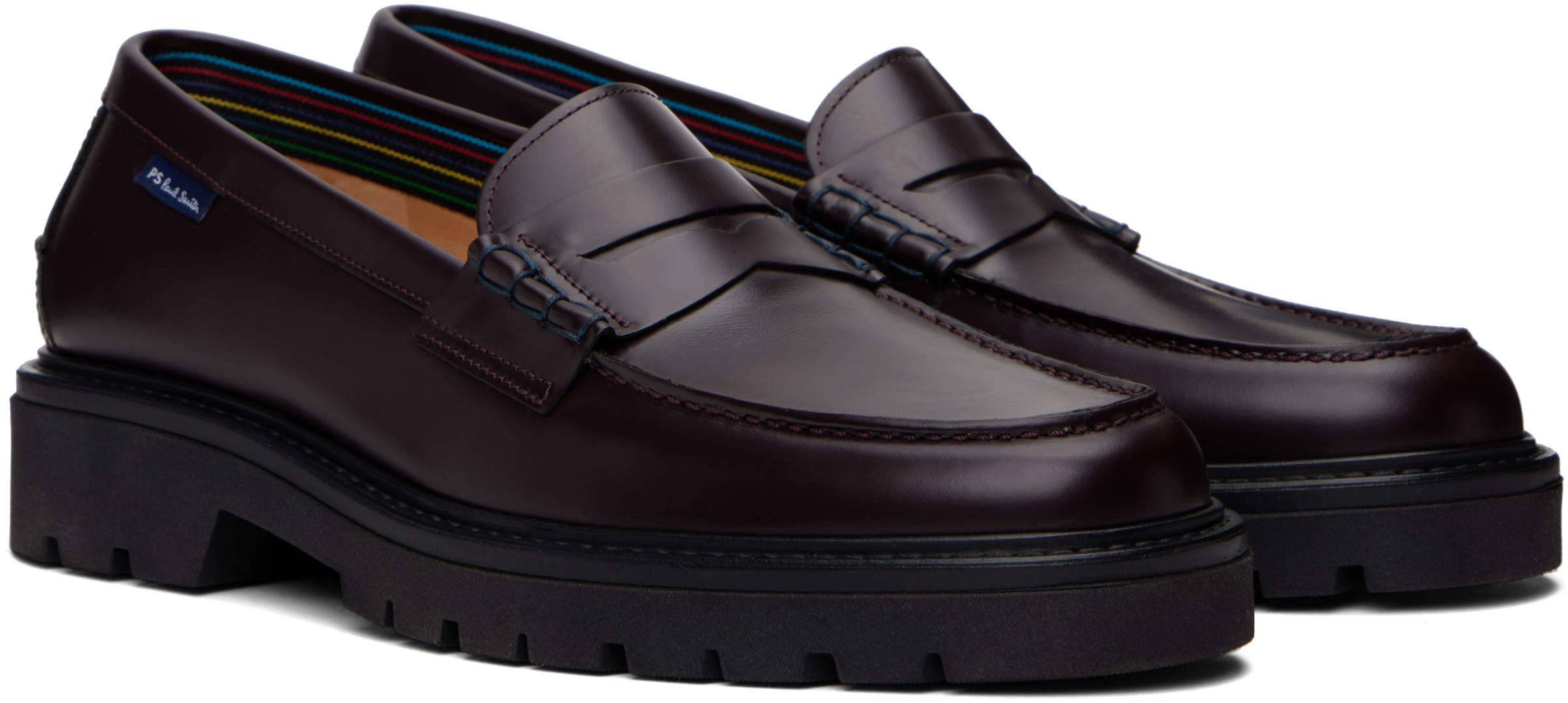 PS by Paul Smith Burgundy Bolzano Loafers