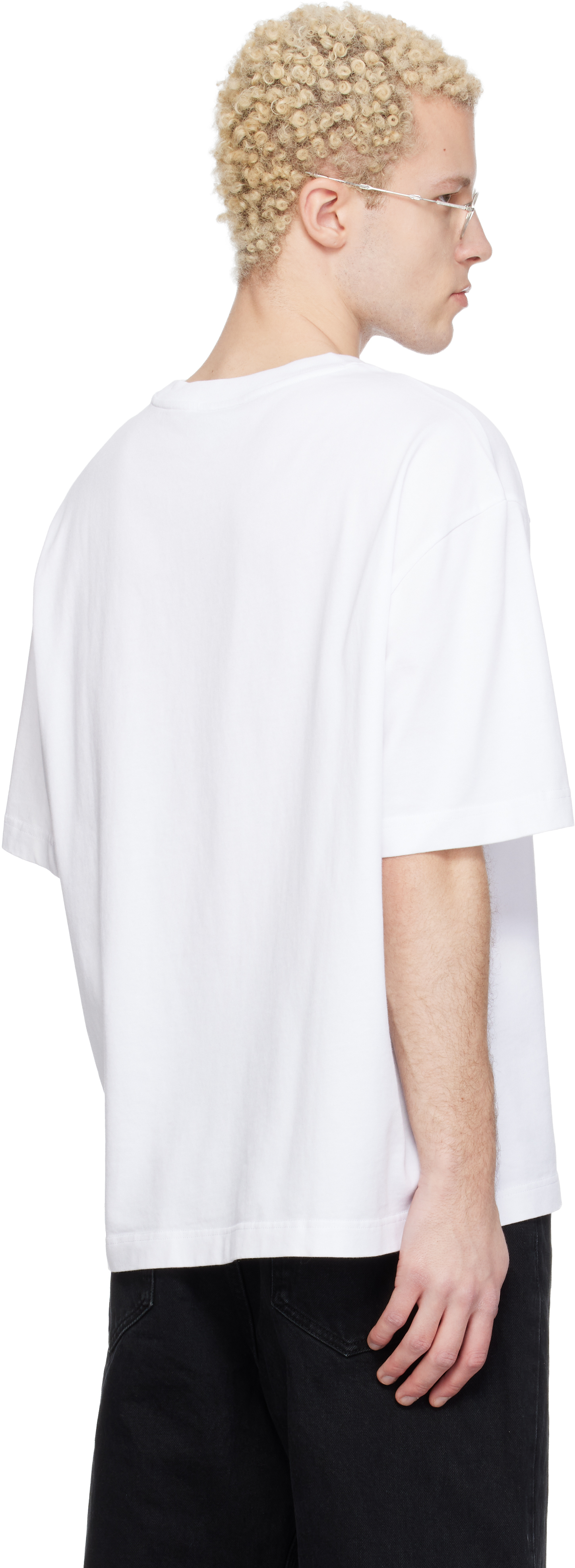 White Fox Head Oversize T-shirt