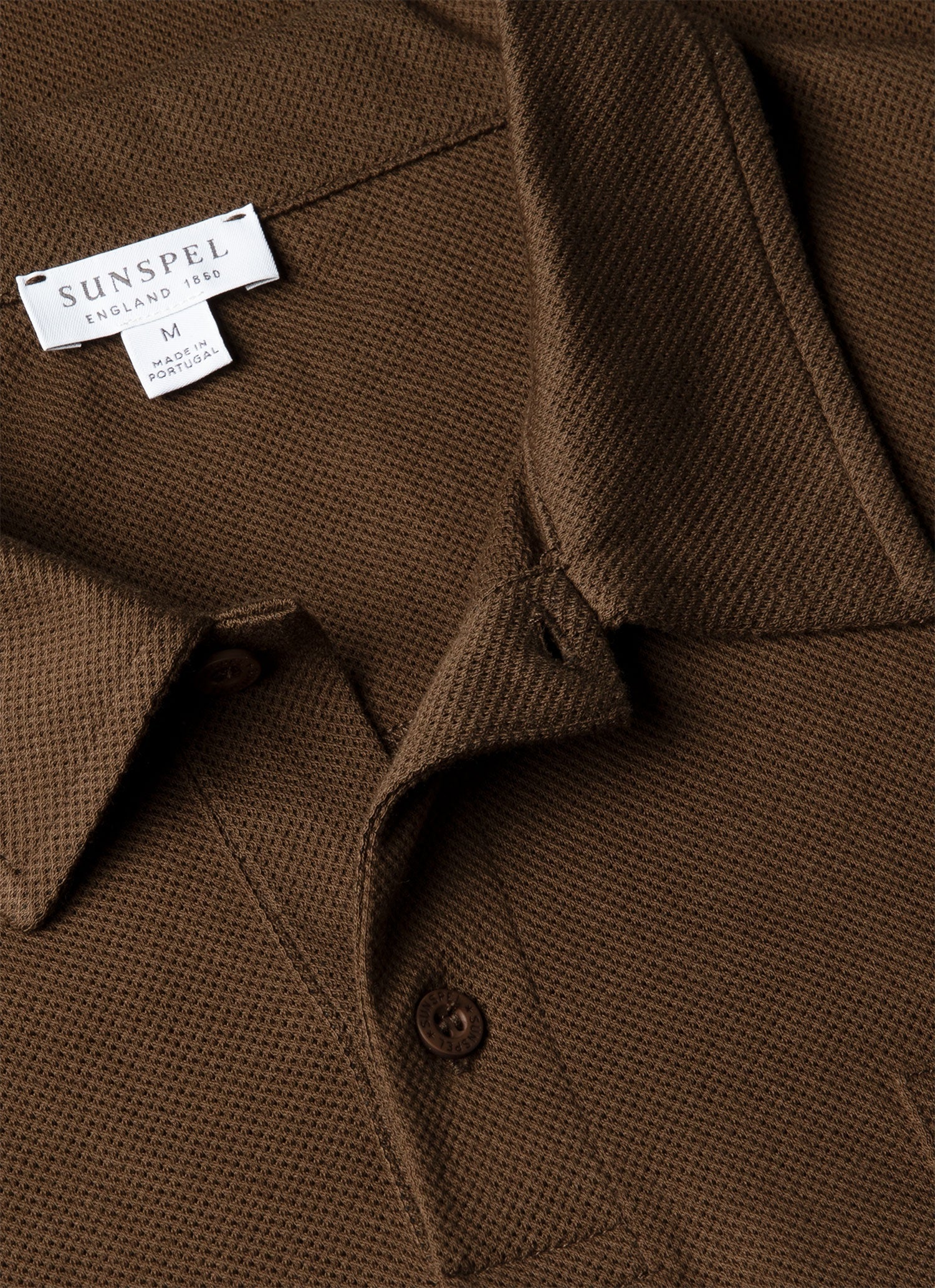 Men's Riviera Polo Shirt in Dark Walnut XXXL
