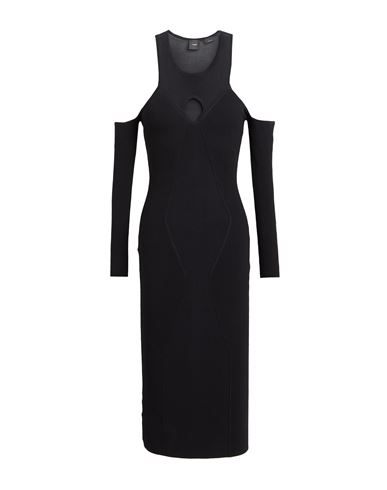Woman Midi dress Black Size XS Viscose, Polyamide, Elastane