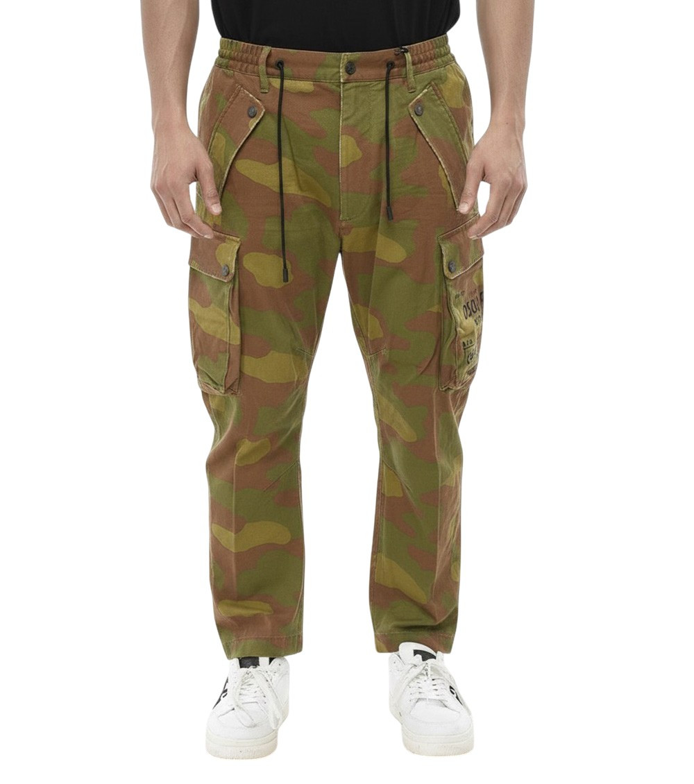 Green Regular Cargo Pants