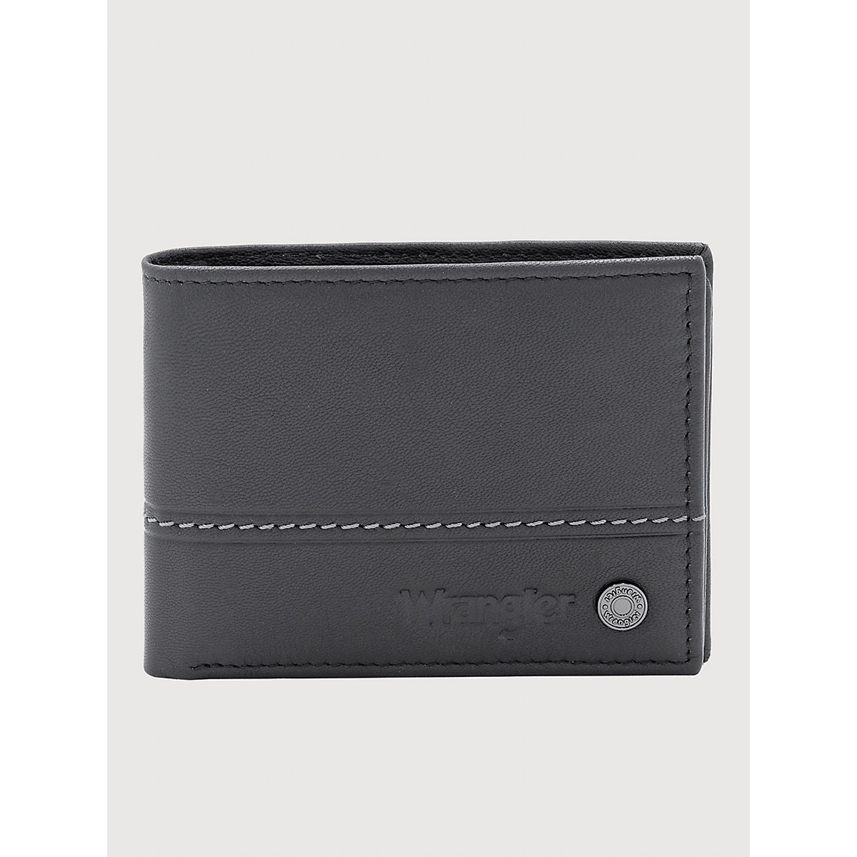 Men's Slim Flip Wallet in Black