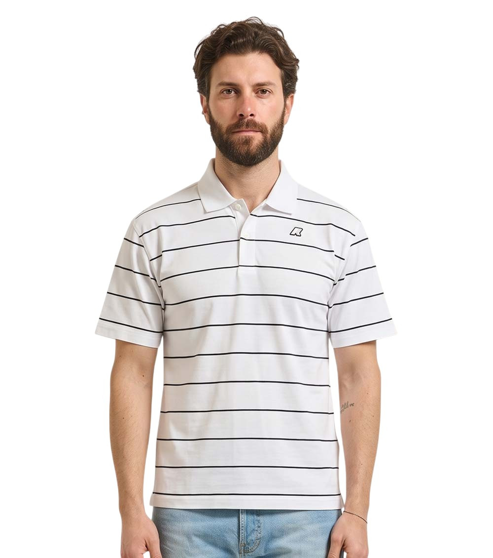 White Shirt Collar Polo
