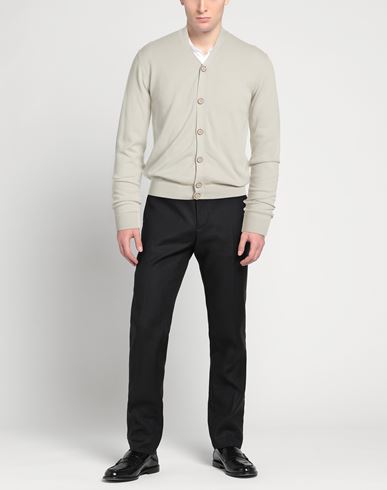 Man Cardigan Light grey Size M Cotton