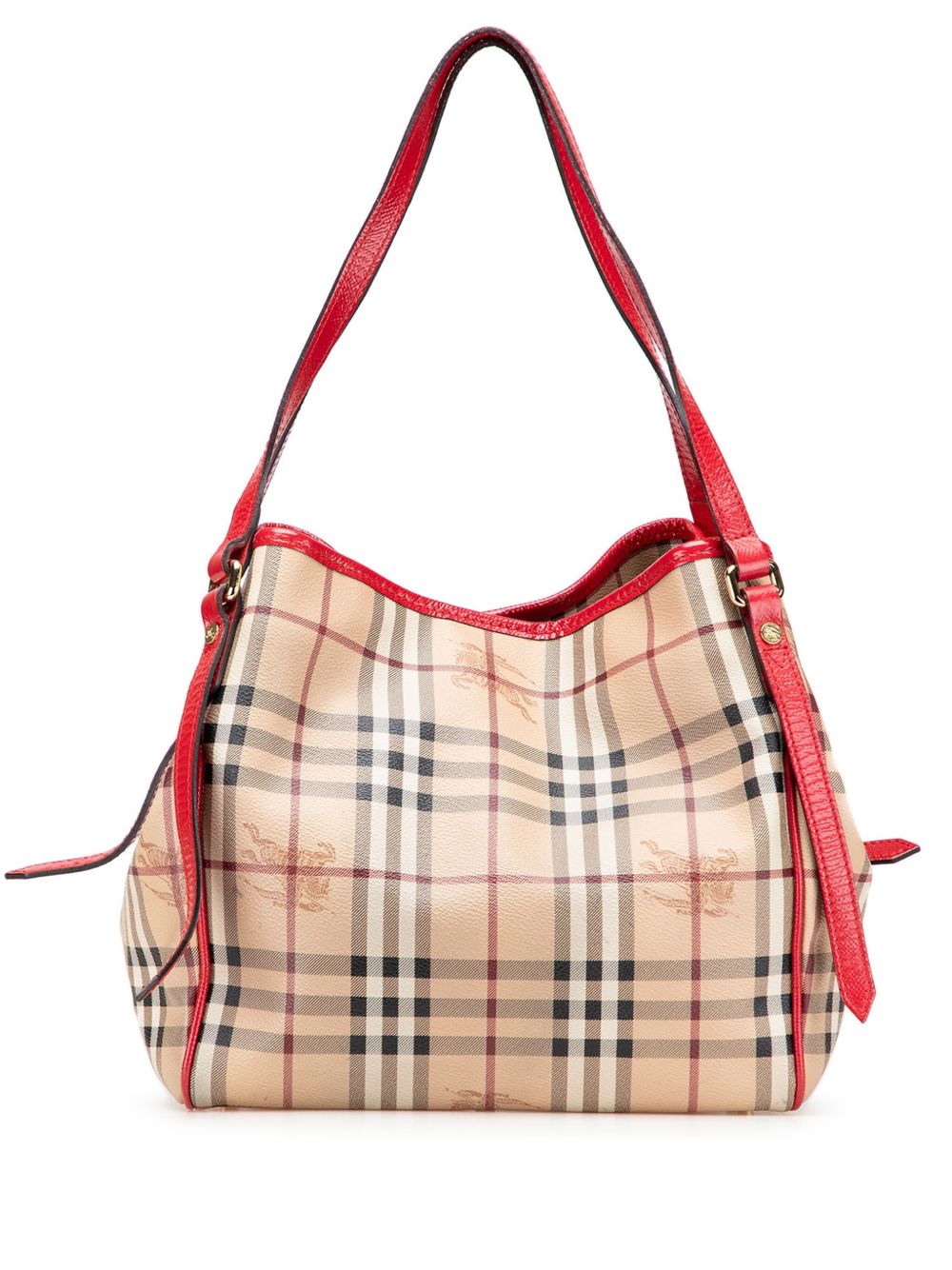 2000-2017 Small Haymarket Check Coated Canvas Canterbury tote bag - Brown