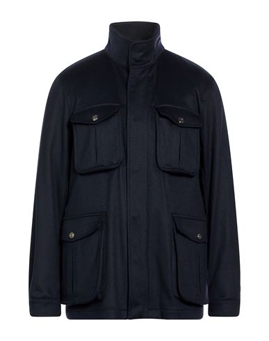 Man Coat Navy Size 36 Cashmere