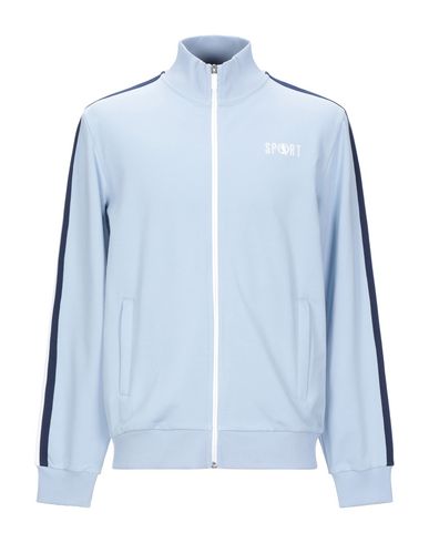 Man Sweatshirt Sky blue Size XL Cotton, Elastane