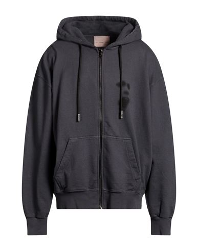 Man Sweatshirt Charcoal Size L Cotton