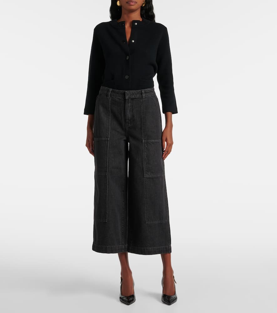 Vince Cropped wide-leg jeans