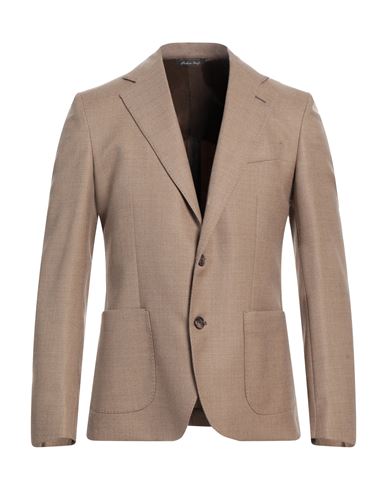 Brian Dales Man Blazer Camel Size 38 Wool