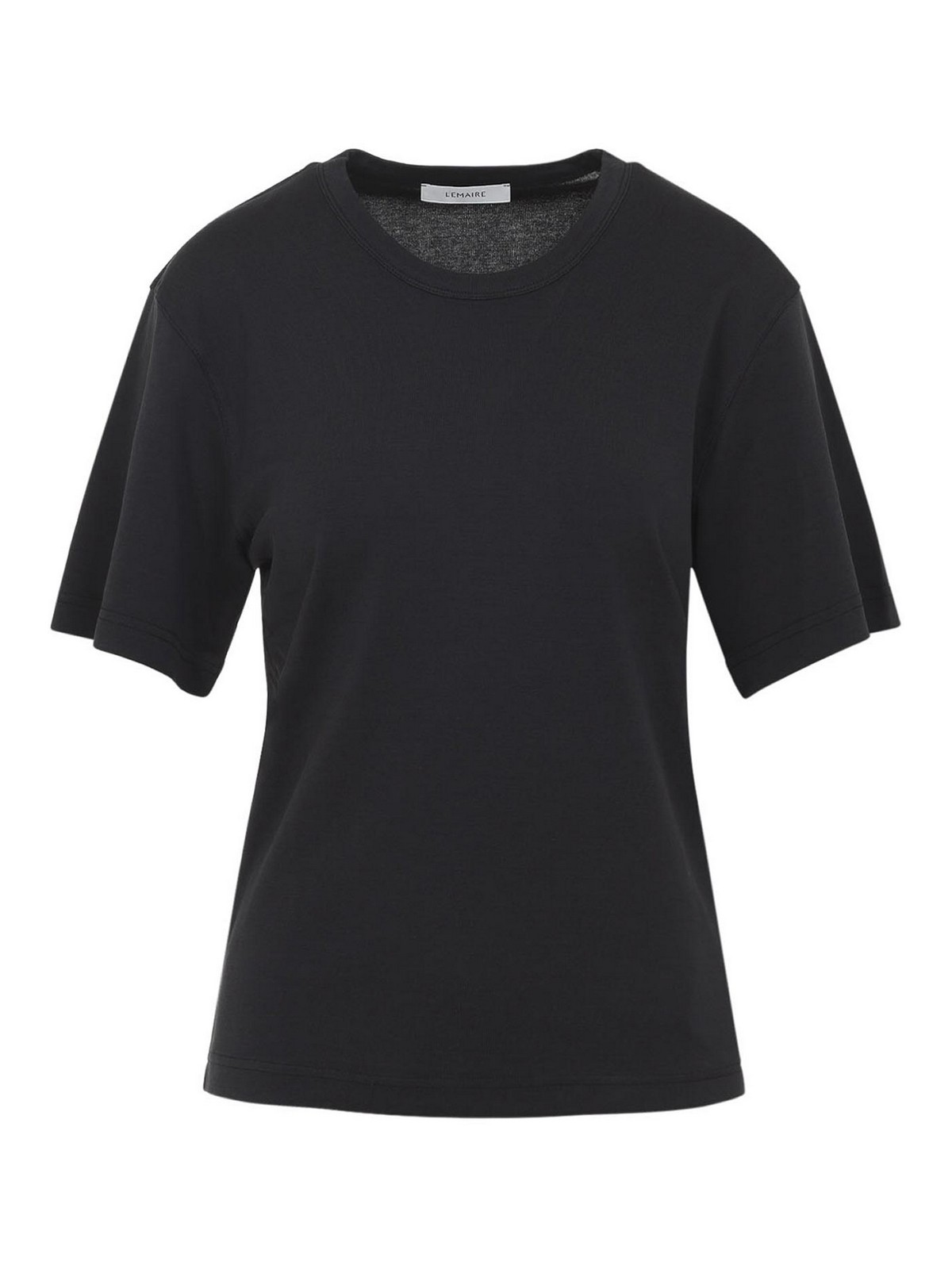 Lemaire - ribbed jersey t shirt short sleeves crewneck