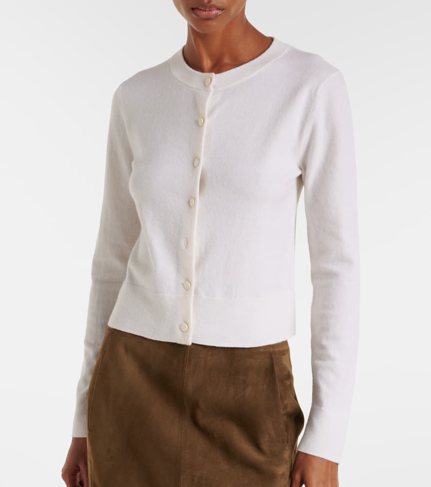 Wool and cashmere-blend cardigan