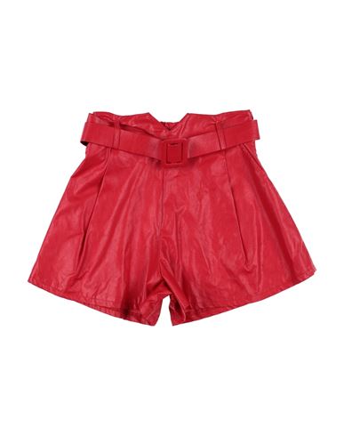 J'aime' Kid Girl Shorts & Bermuda Shorts Red Size 16 Polyurethane, Viscose