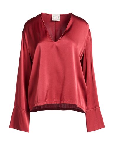 Forte_forte Woman Top Brick Size 0 Silk, Elastane