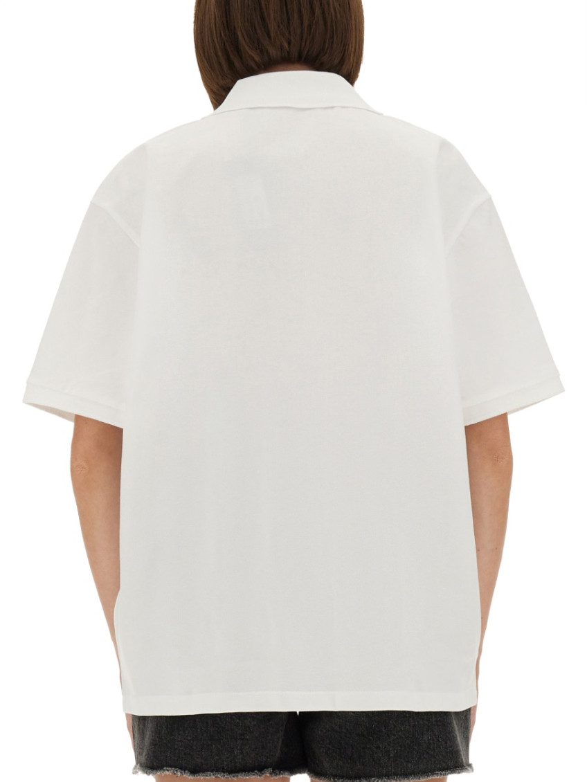 Rotate Birger Christensen - short sleeve polo collar top