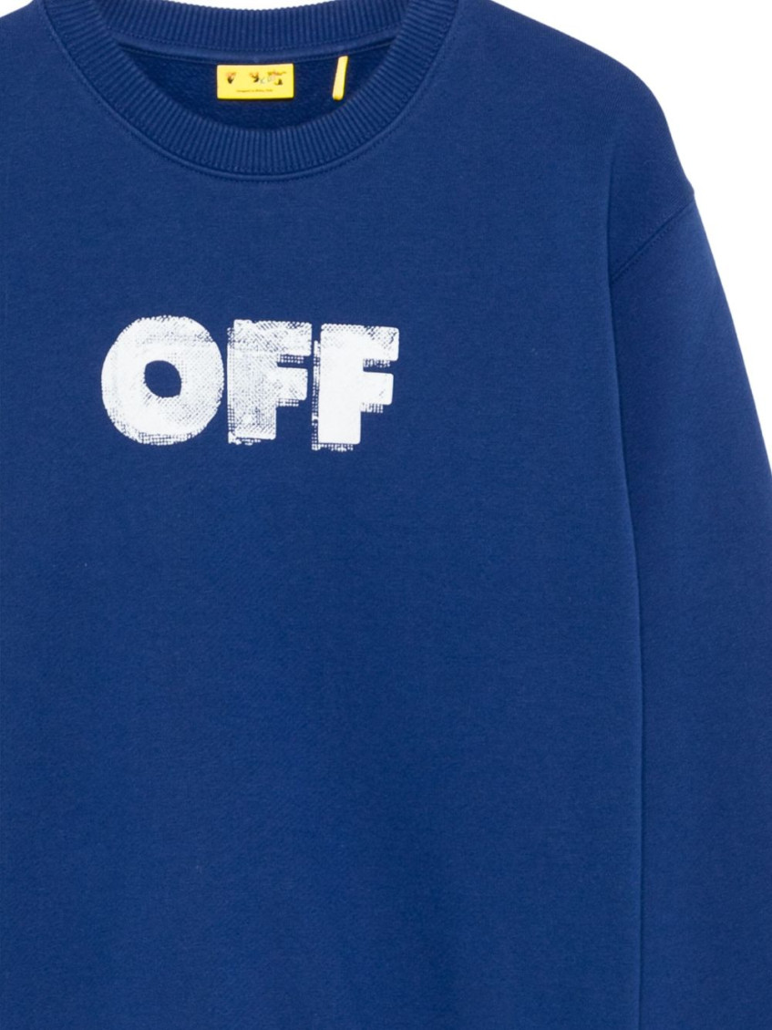 Off White Sweaters Blue