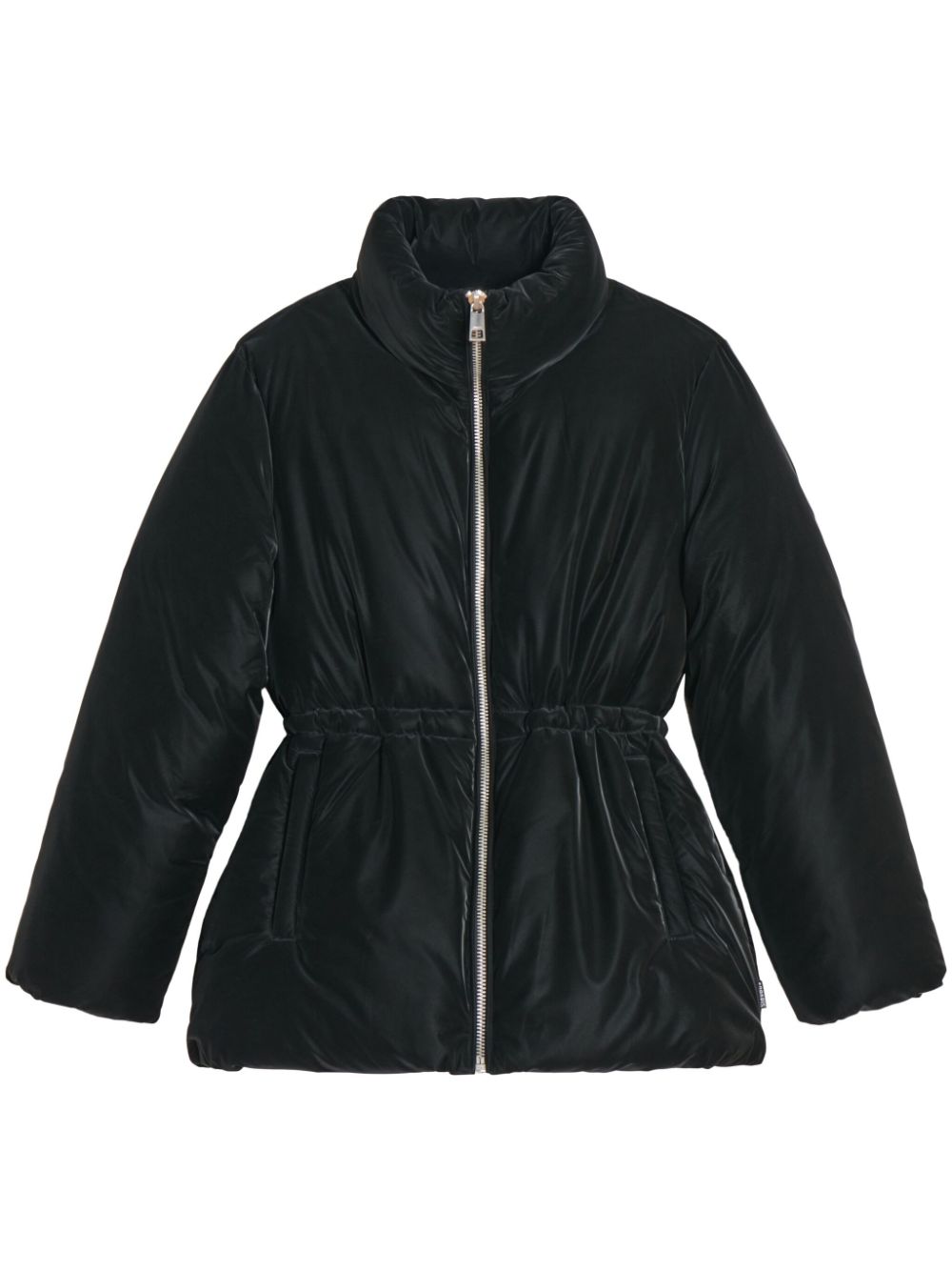 Cecilia zipped puffer jacket - Black