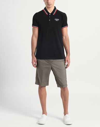 Man Polo shirt Black Size XL Cotton