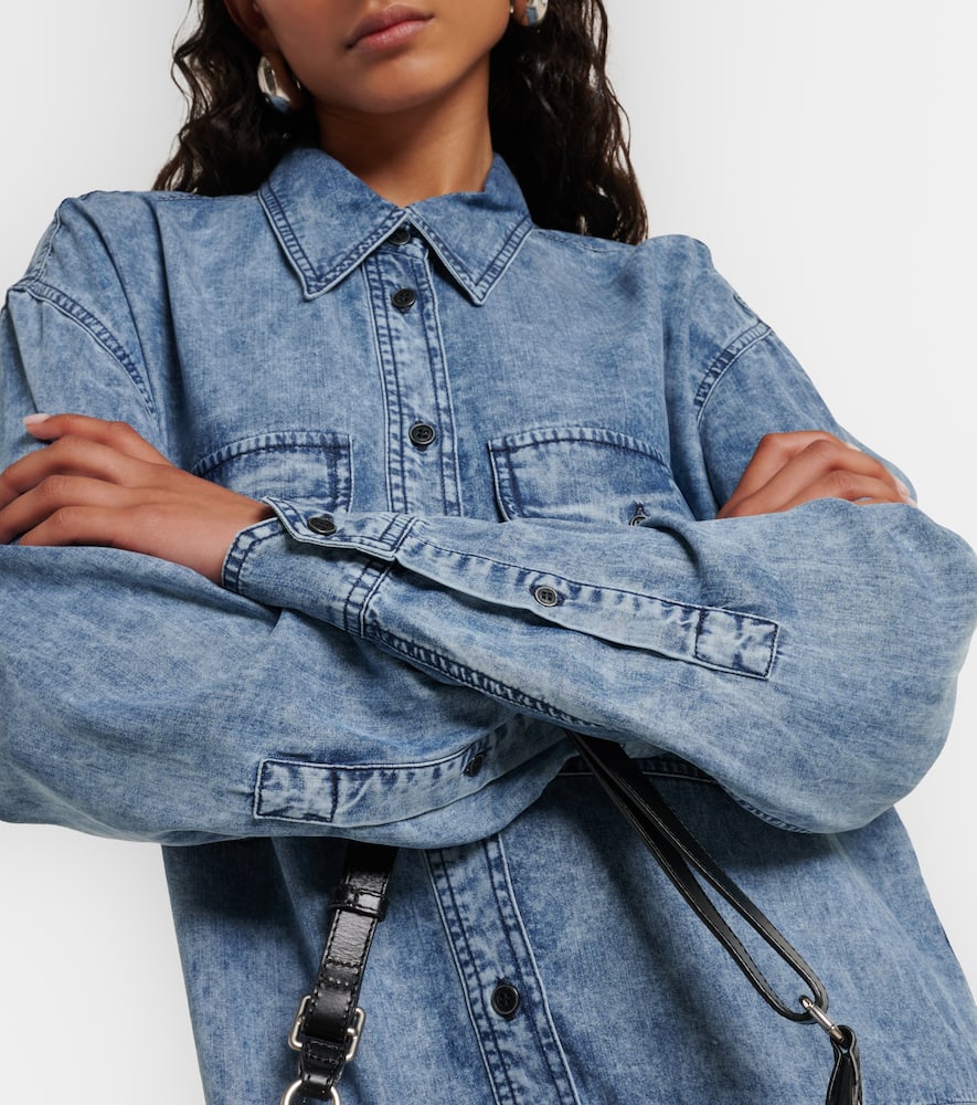 Palvina denim shirt dress