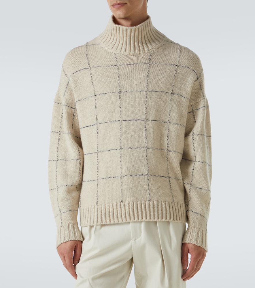 Cashmere intarsia sweater