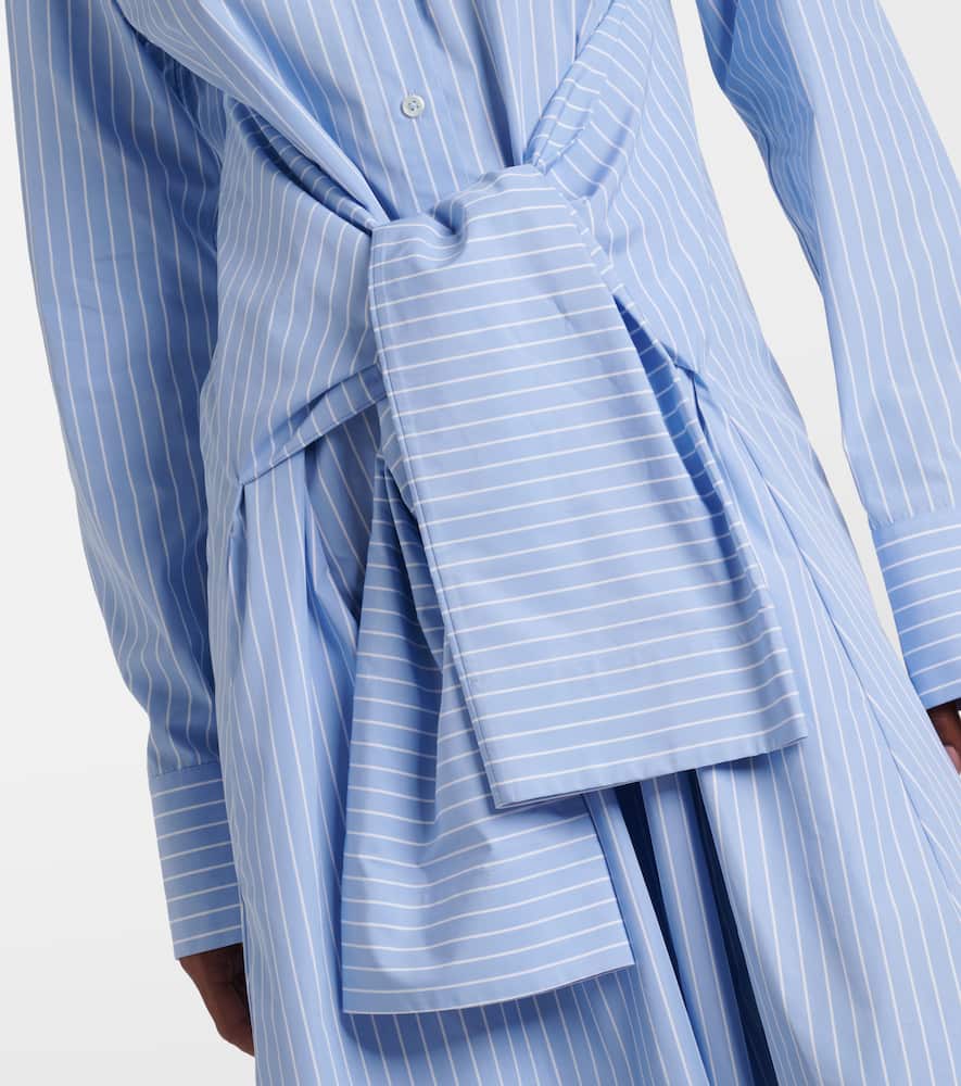 Layered cotton midi dress
