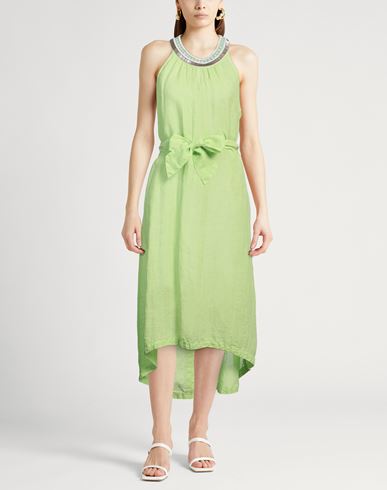 Woman Midi dress Lime green