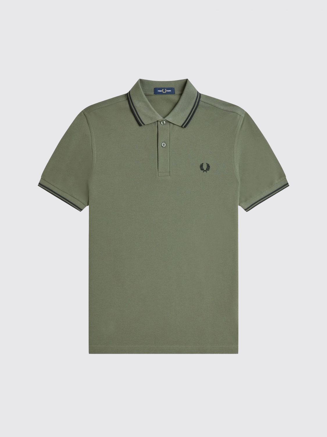 Polo Shirt Men color Green