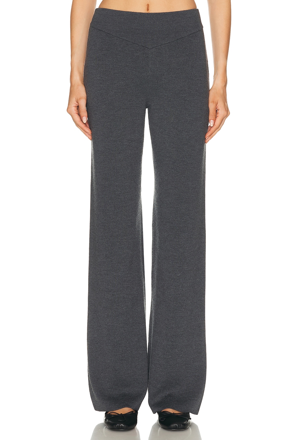 Aya Muse Rye Pant in Charcoal - Charcoal. XS also in L