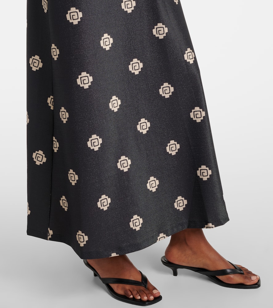 Keel gathered maxi skirt