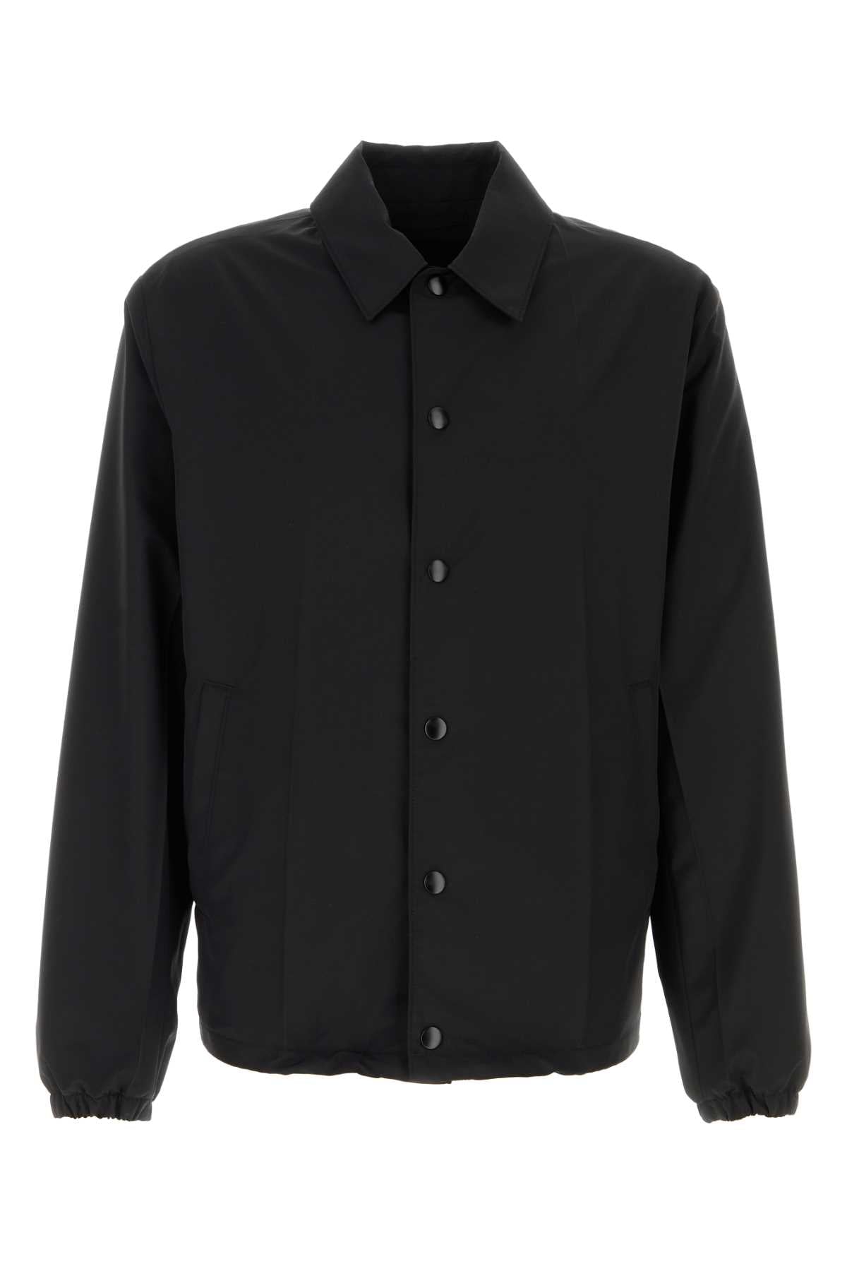 Wool Blend Jacket — Black