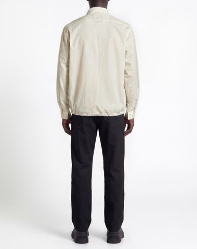 Man Jacket Cream Size L Nylon