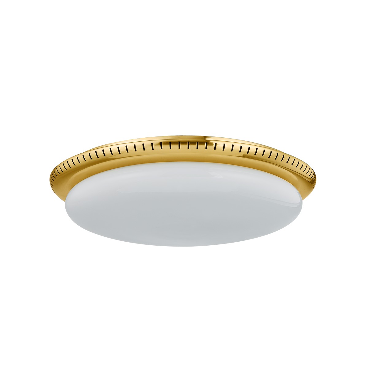 Aged Brass LED Flush Mount from the North Castle Collection