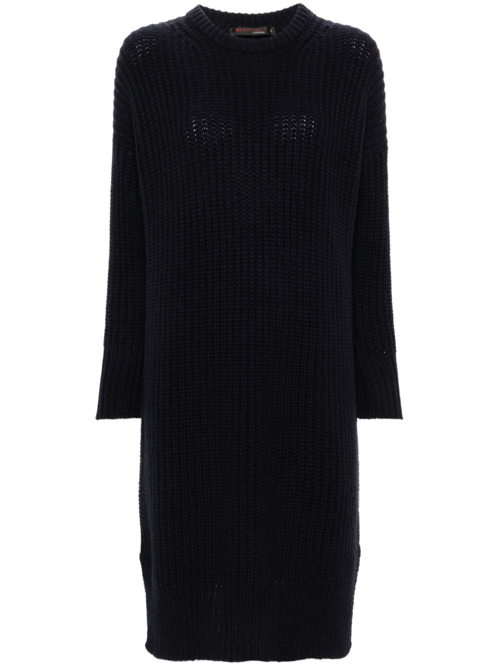 Cashmere midi dress - Blue