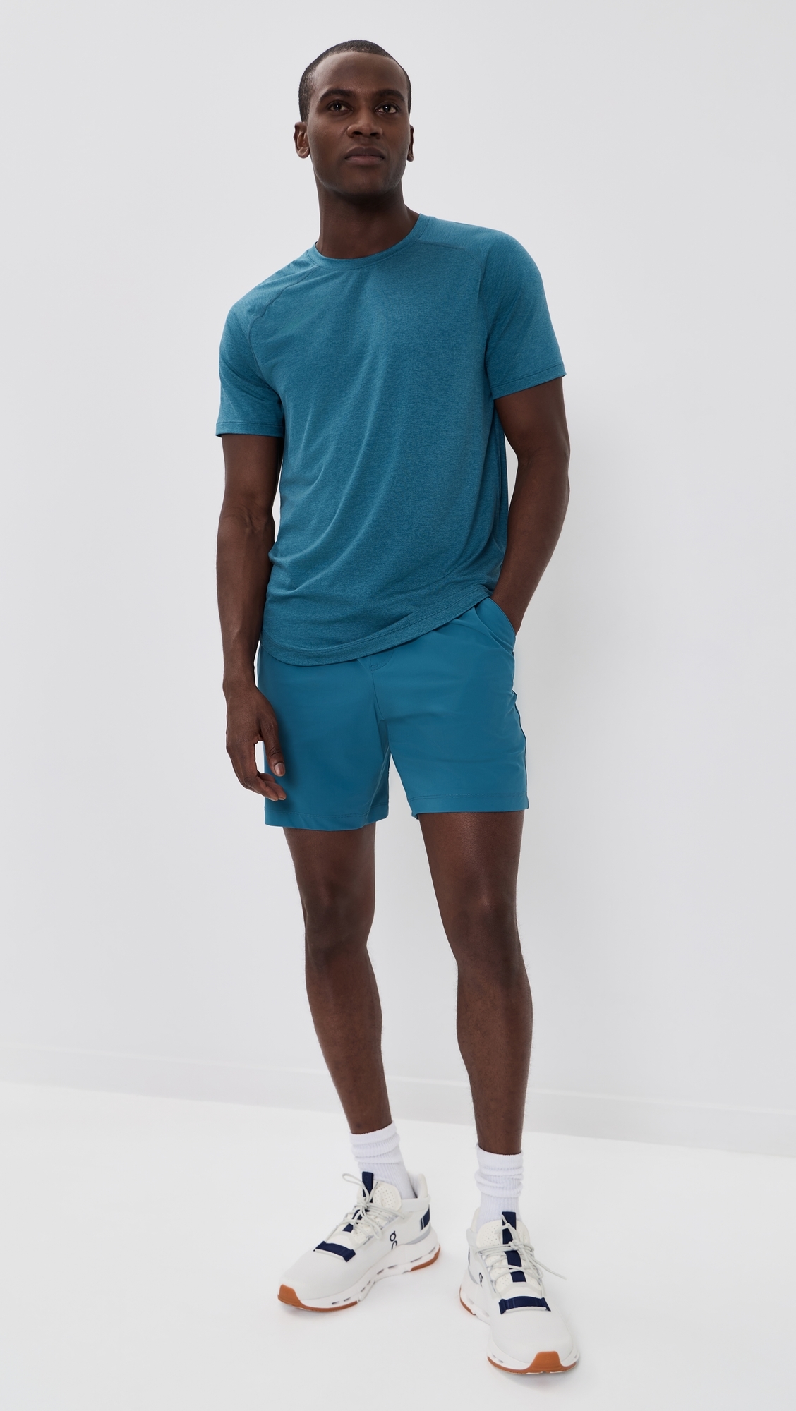 Unlined Pursuit Shorts 7 Ash Blue