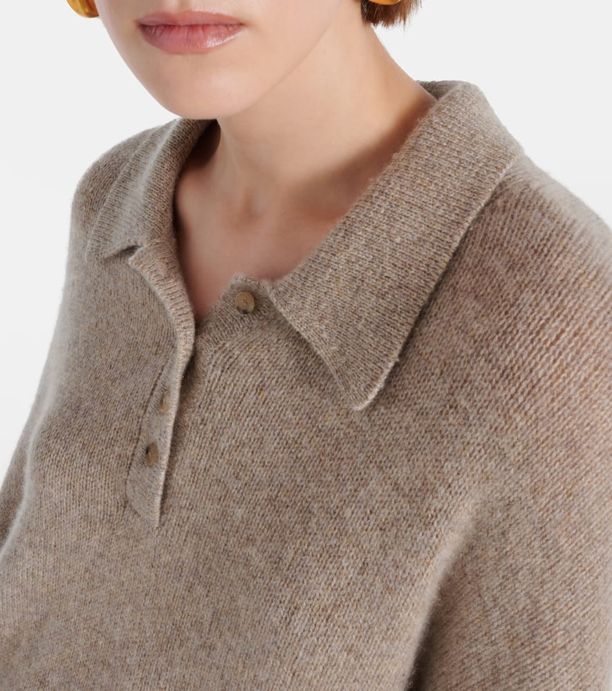 Rene cashmere polo sweater