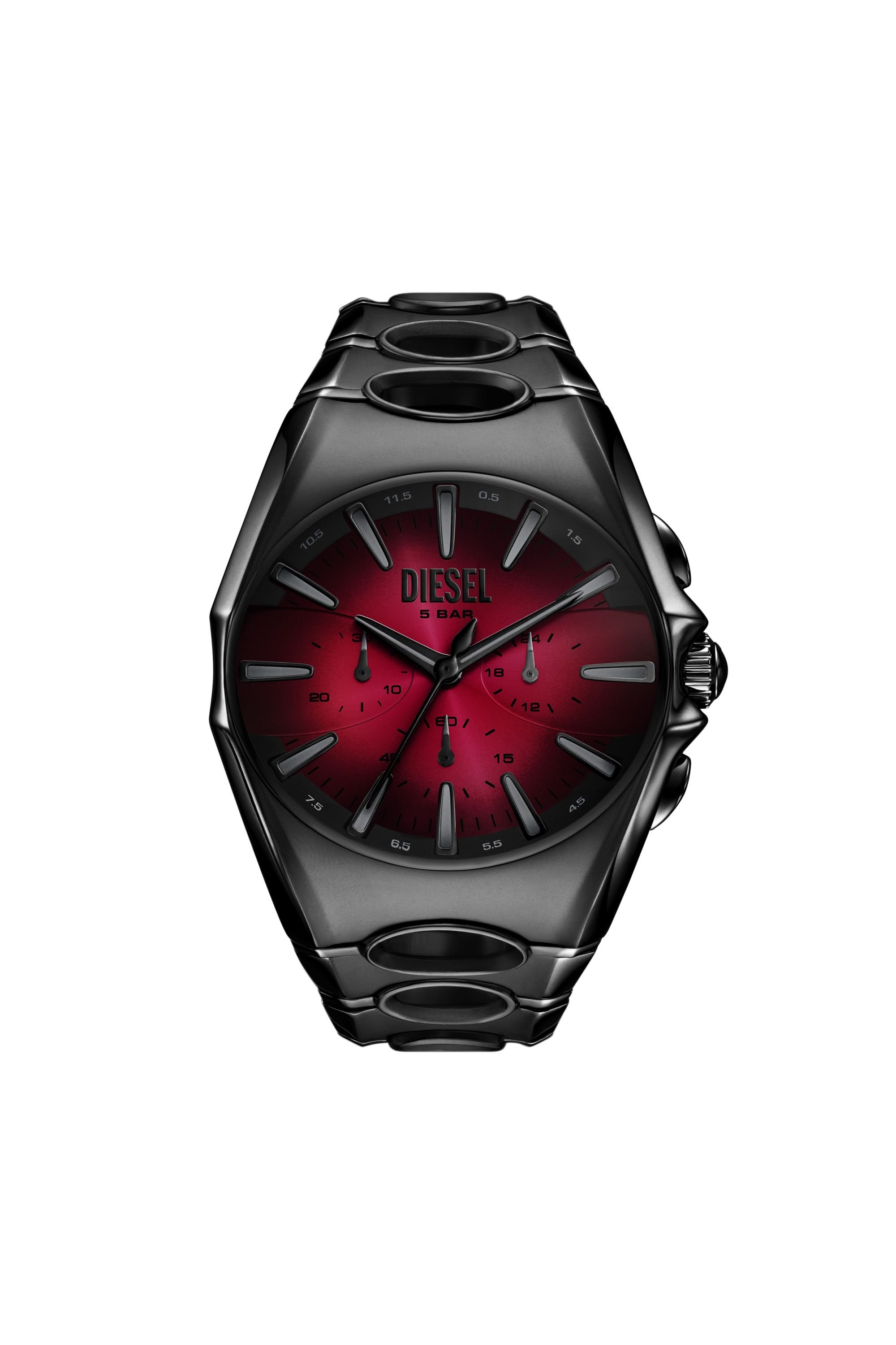 D-Curve black stainless steel watch - Timeframes - Man - Black