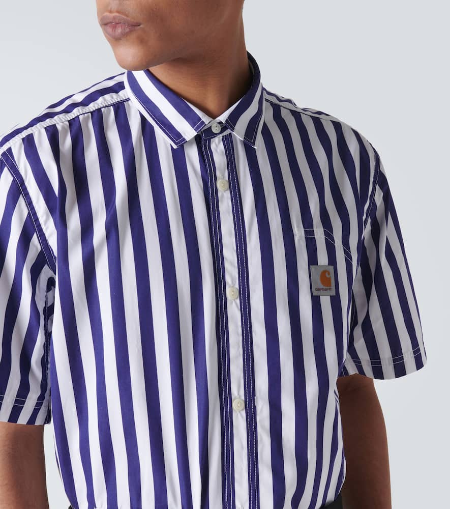 Junya Watanabe x Carhartt striped cotton Bowling shirt