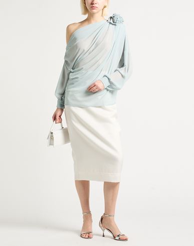 Woman Top Sage green Size 8 PES